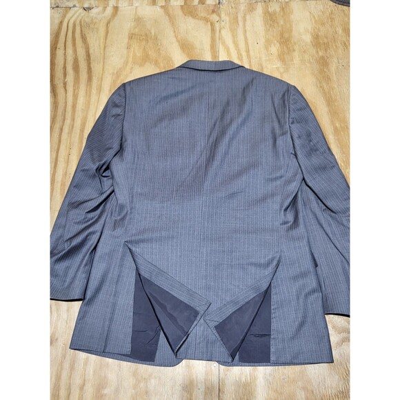 Z Zegna by Ermenegildo Zegna 2 Button Striped Suit Jacket Blazer Men 50R @i2 - Picture 3 of 9